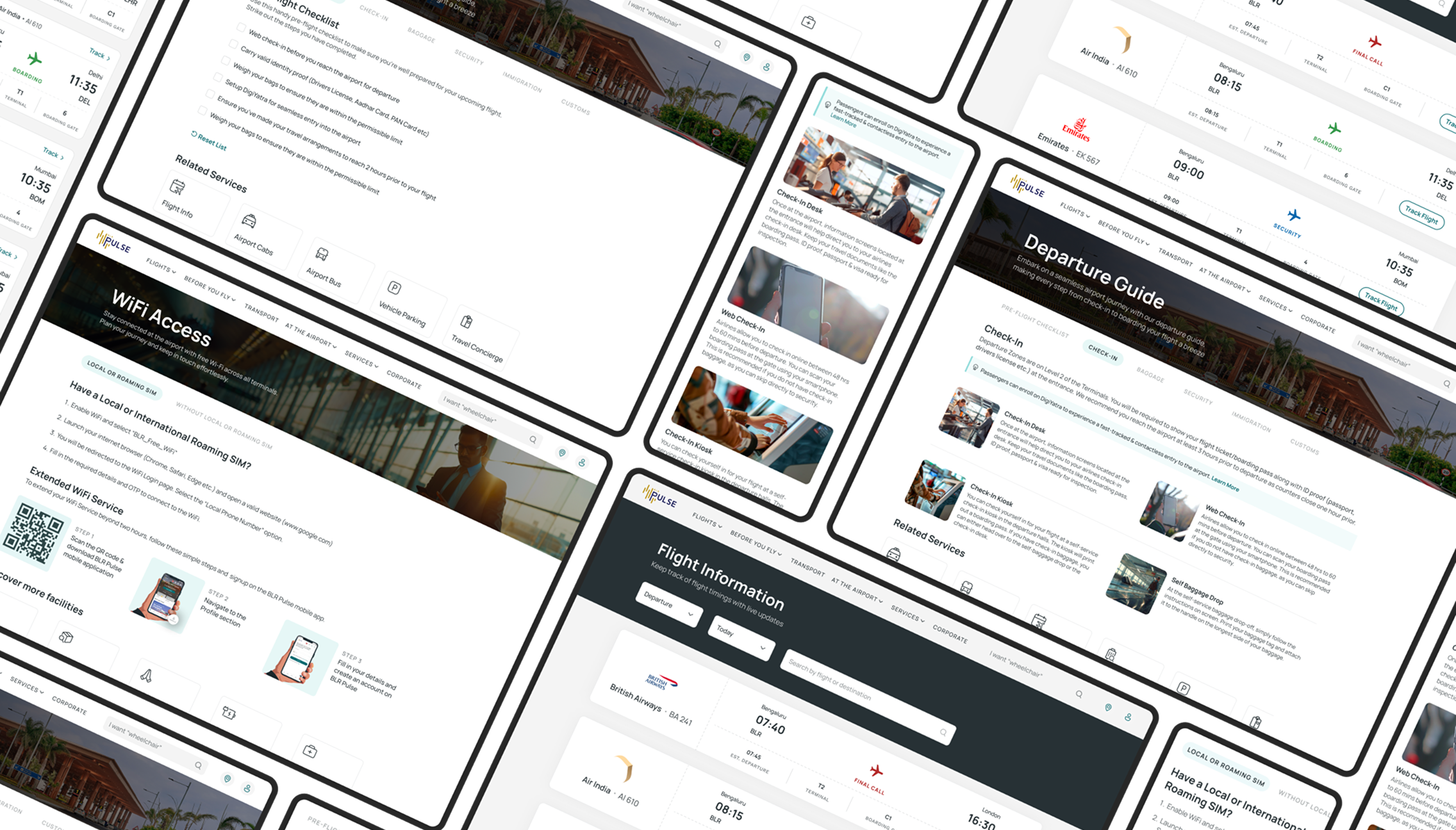BLR Pulse desktop web experience