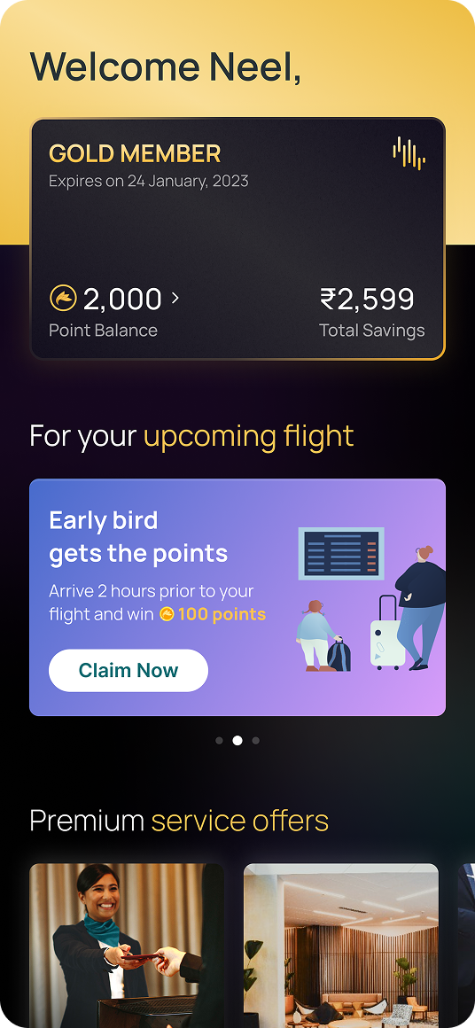 BLR Pulse rewards screen