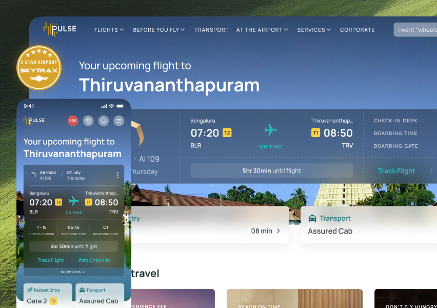 Designing an airport super app
